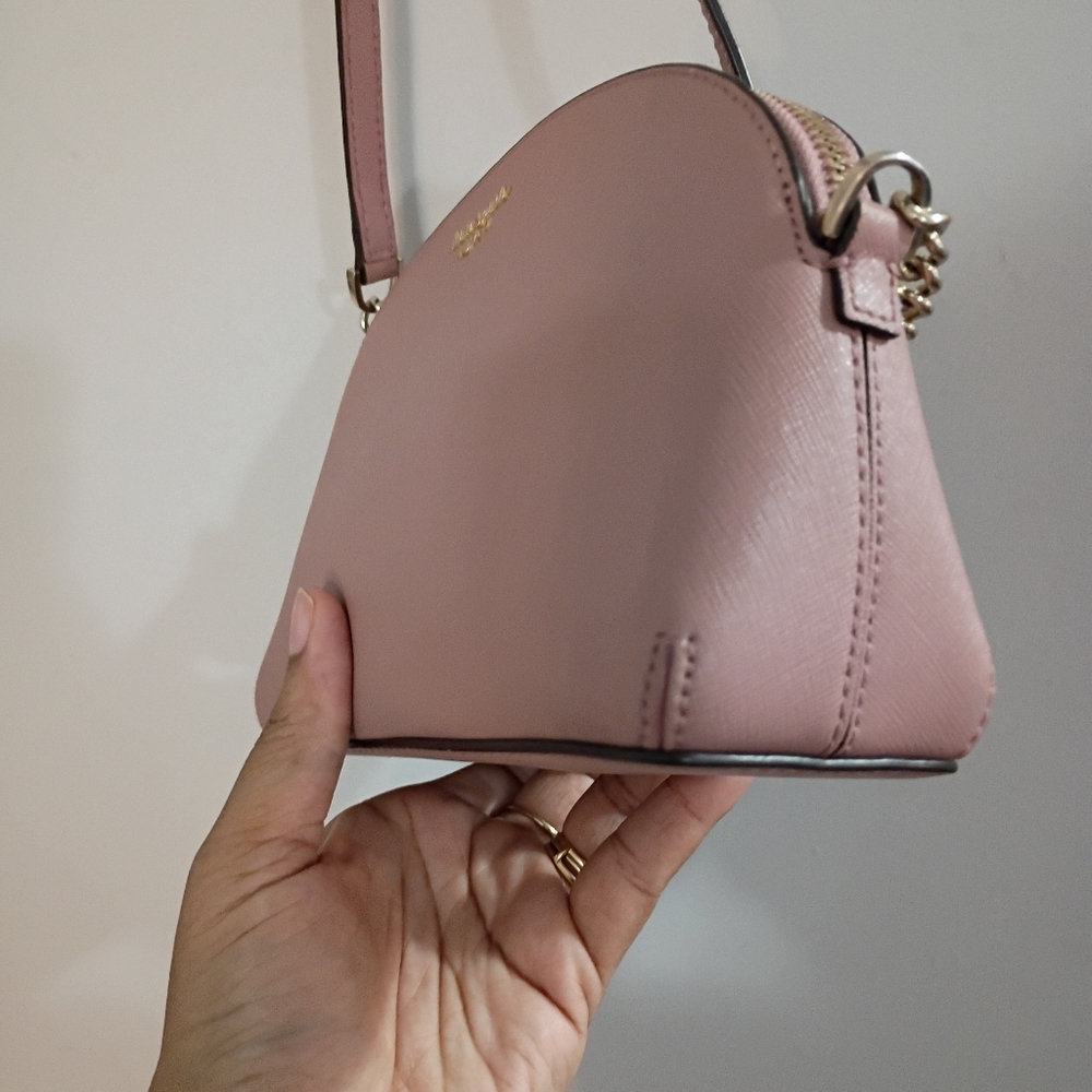 Kate Spade, EUC, Crossbody Bag, Blush Pink, Zipper/Magnetic Closure - Picture 9 of 15